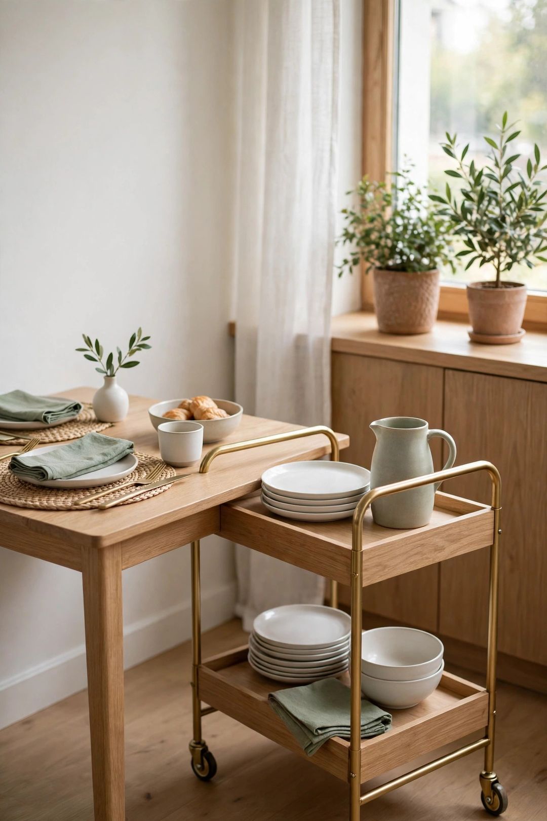 13 Small Dining Space Ideas for Easter Brunch (Folding, Expandable & Clutter-Free)
