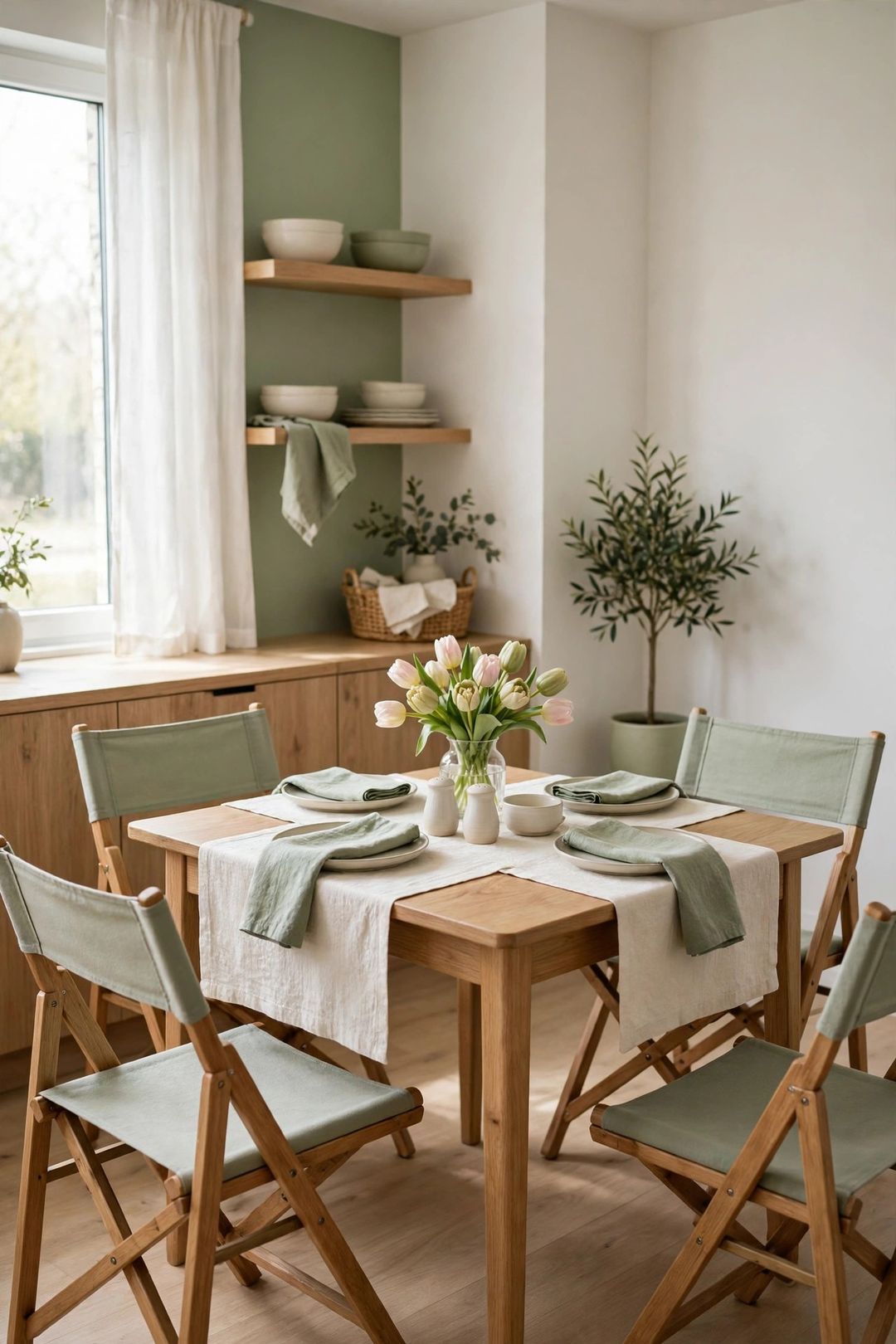 13 Small Dining Space Ideas for Easter Brunch (Folding, Expandable & Clutter-Free)