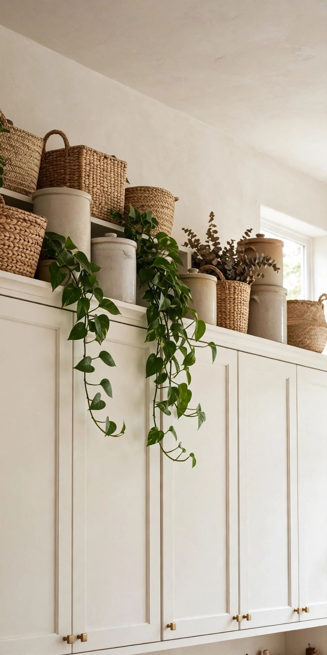 The Space Above Your Cabinets: 9 Storage & Styling Rules