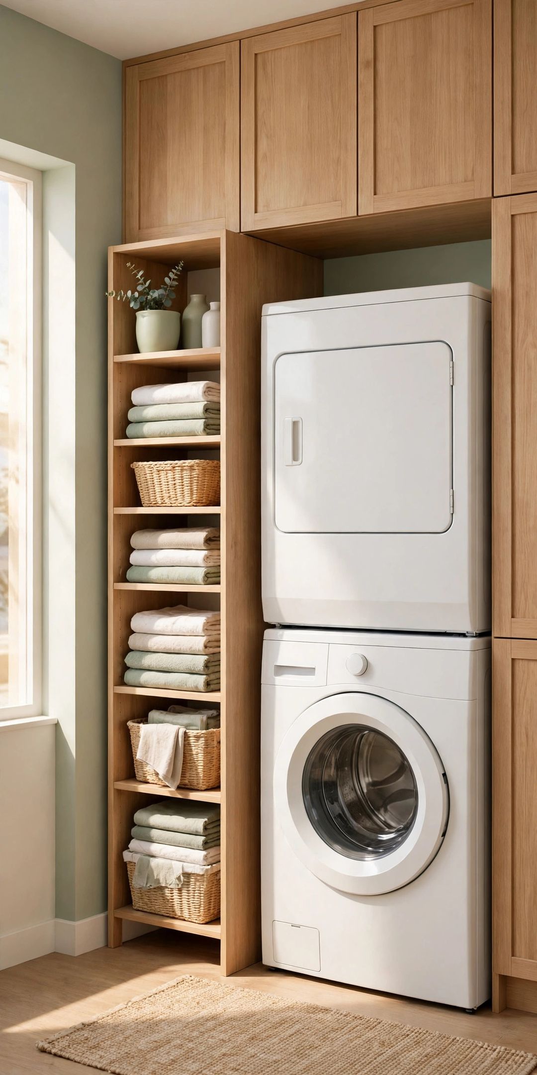 11 Over-the-Washer Storage Ideas for the Dead Shelf Space Above Machines