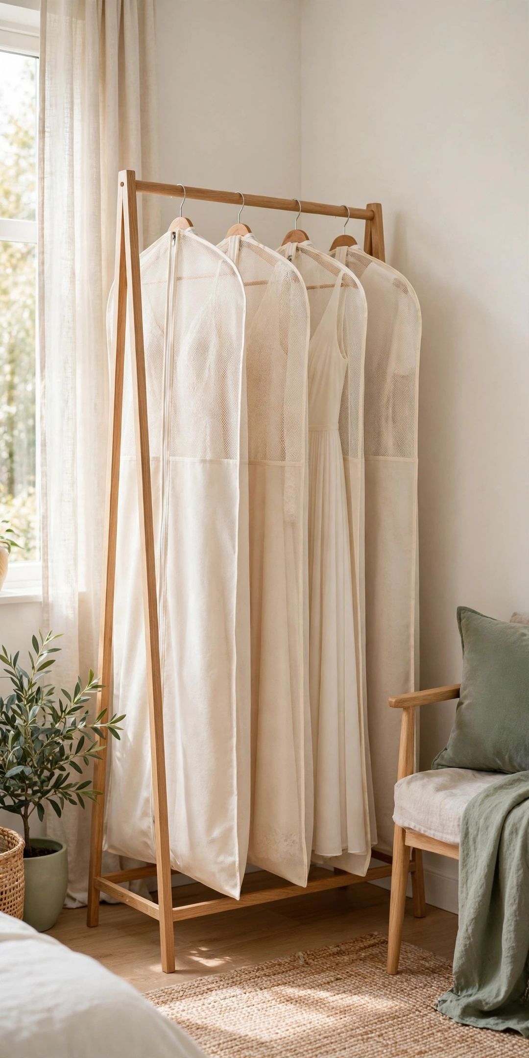 9 Ways to Store Dresses & Formal Wear Without a Spare Closet