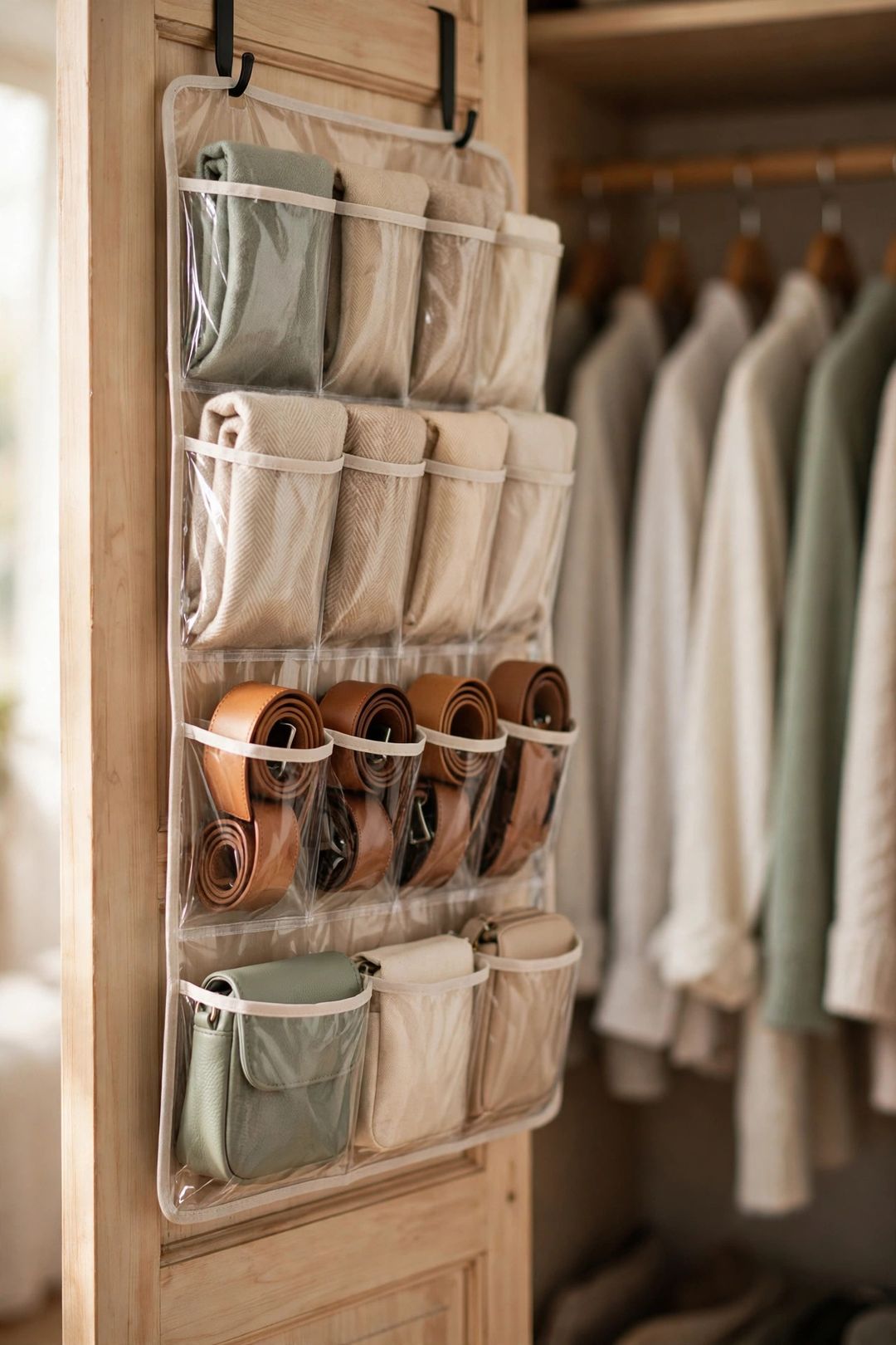 14 Ways to Store Handbags, Hats & Accessories in Tiny Closets