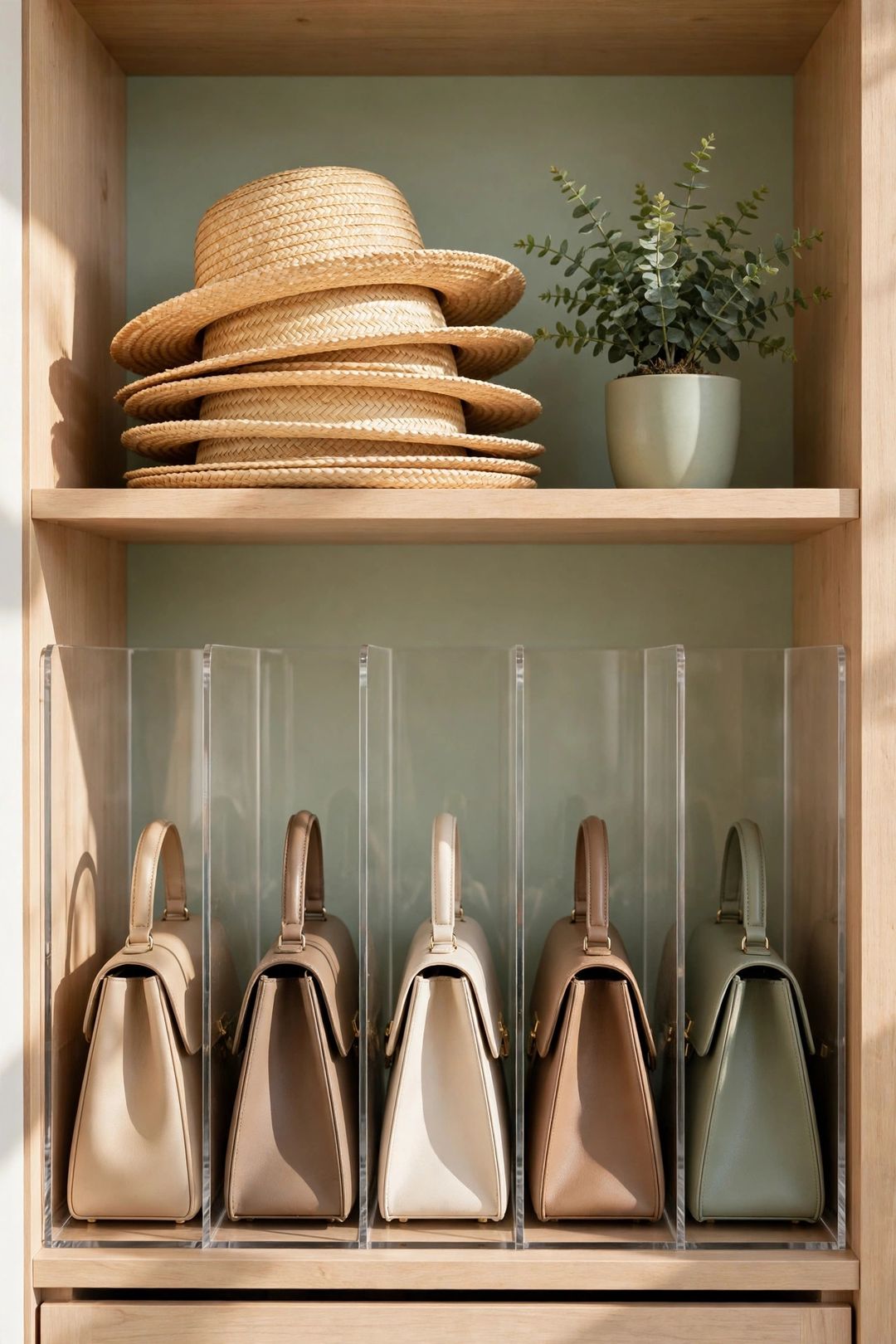 14 Ways to Store Handbags, Hats & Accessories in Tiny Closets