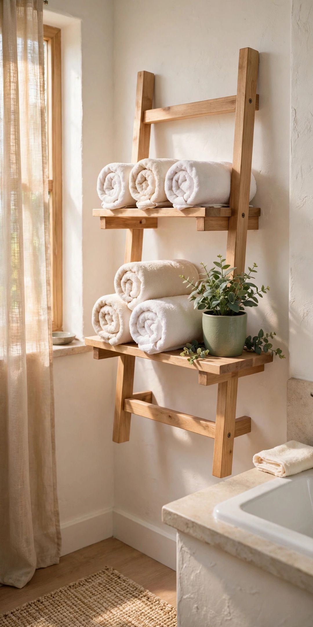 16 Ways to Store Towels in a Bathroom With No Linen Closet
