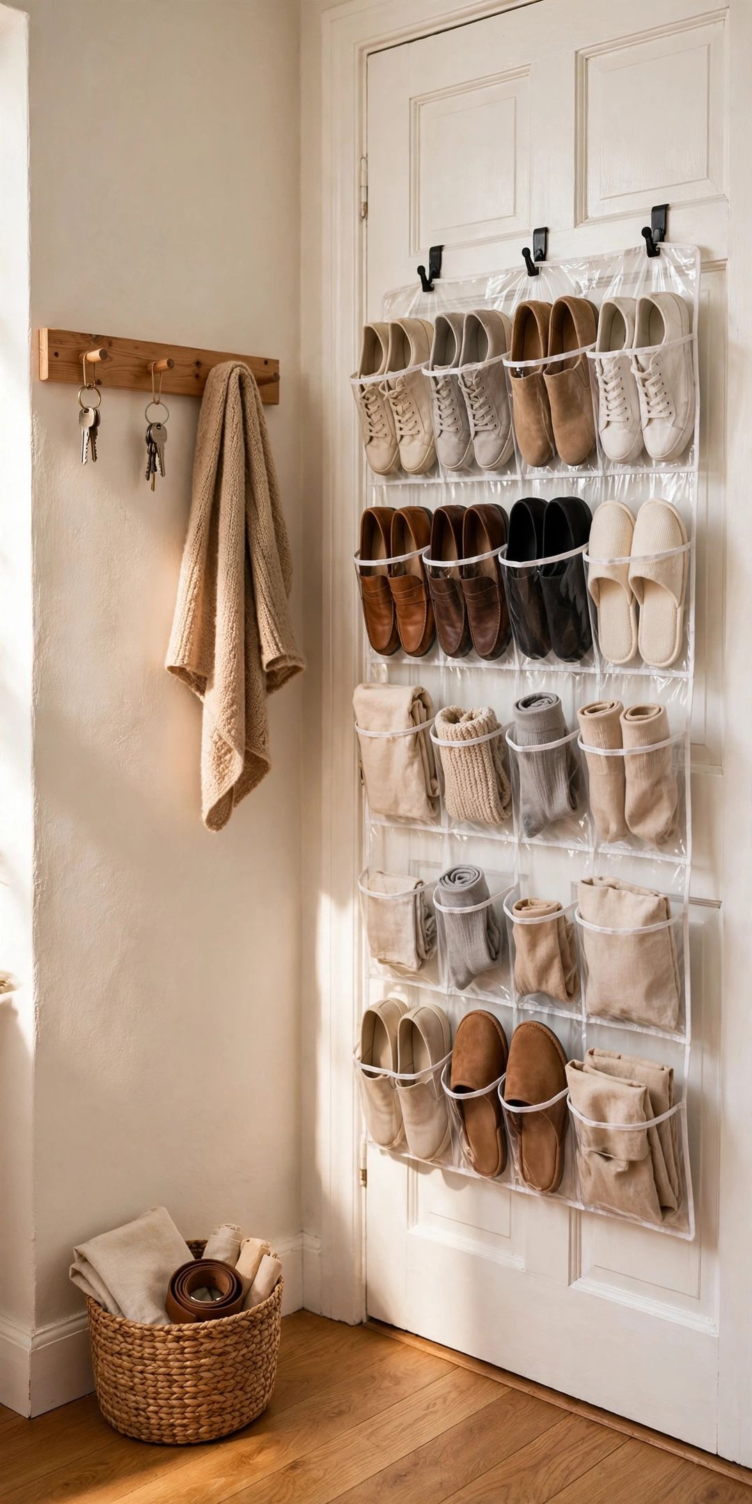 19 Tiny Entryway Storage Ideas for Homes With No Mudroom