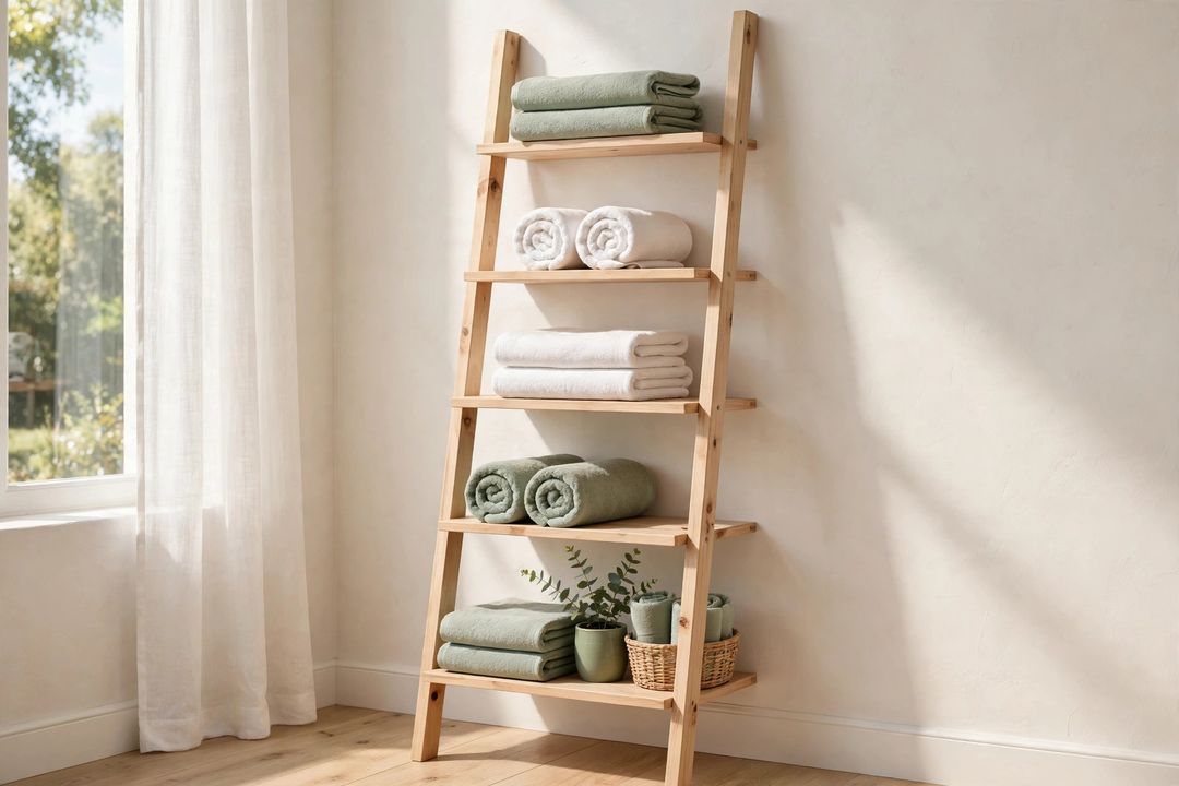 9 Towel Storage Ideas When There's No Room for a Towel Bar