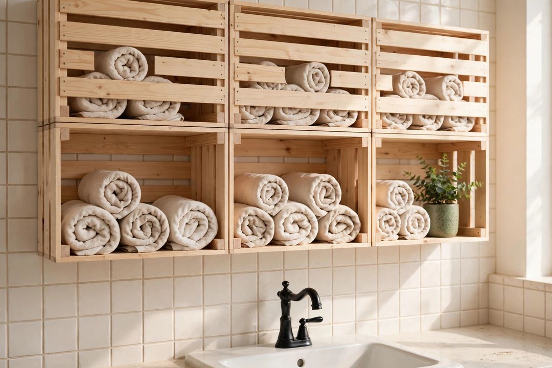 9 Towel Storage Ideas When There's No Room for a Towel Bar
