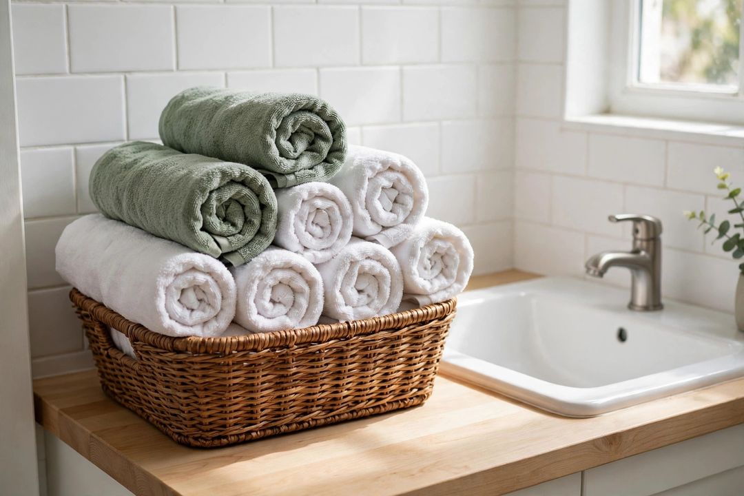 9 Towel Storage Ideas When There's No Room for a Towel Bar