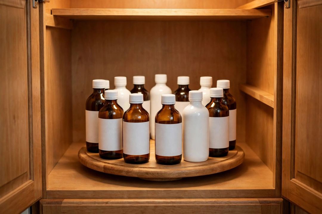 9 Vitamin & Supplement Storage Ideas for Kitchen Counters and Cabinets