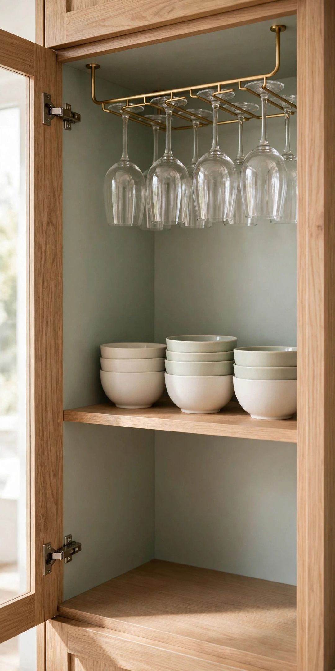 9 Wine & Stemware Storage Ideas for Cabinets With No Room
